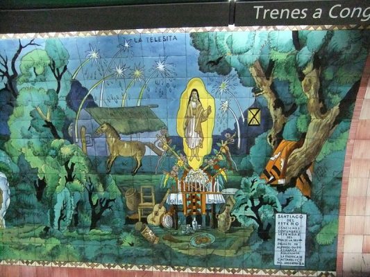 Mural de la Estación Bulnes. Buenos Aires