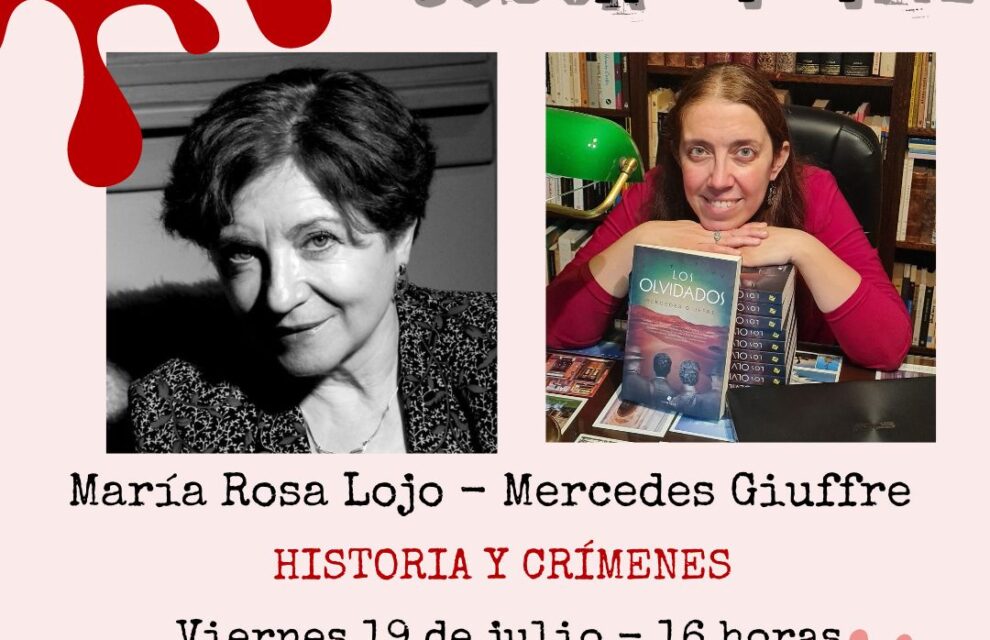 María Rosa Lojo y Mercedes Giuffré dialogan sobre “Historia y Crímenes”, en el Ciclo “Oscuro total”, Librería del Fondo, Buenos Aires, 19 de julio de 2024