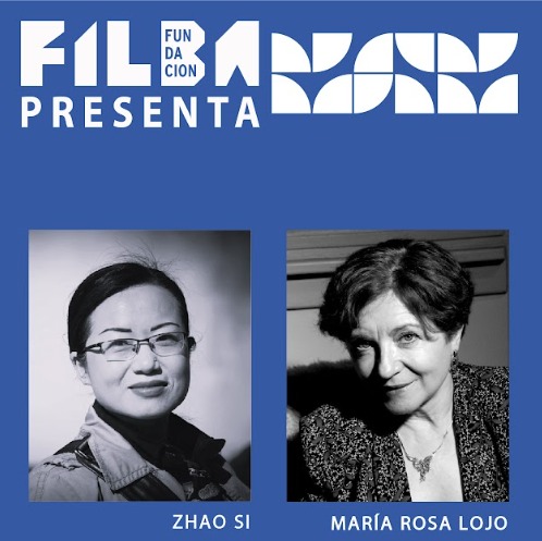 Recital de la poeta china Zhao Si y Diálogo con María Rosa Lojo en la librería Eterna Cadencia, Fundación FILBA, 30 de abril de 2024