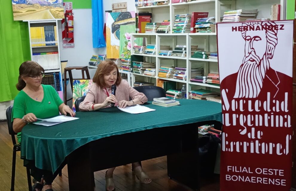 Conferencia “Victoria Ocampo, una musa rebelde en la novela Las libres del Sur”, Biblioteca Municipal Domingo F. Sarmiento. S.A.D.E. Filial Oeste de Morón, 30 de noviembre de 2024